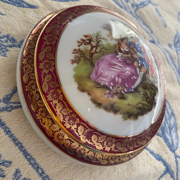 Limoges I LEC I Leclair I Bonbon Dish I Jewelry Box - Picture 16 of 16